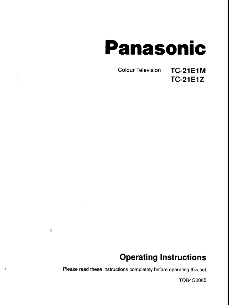 Panasonic TC-21E1M User manual
