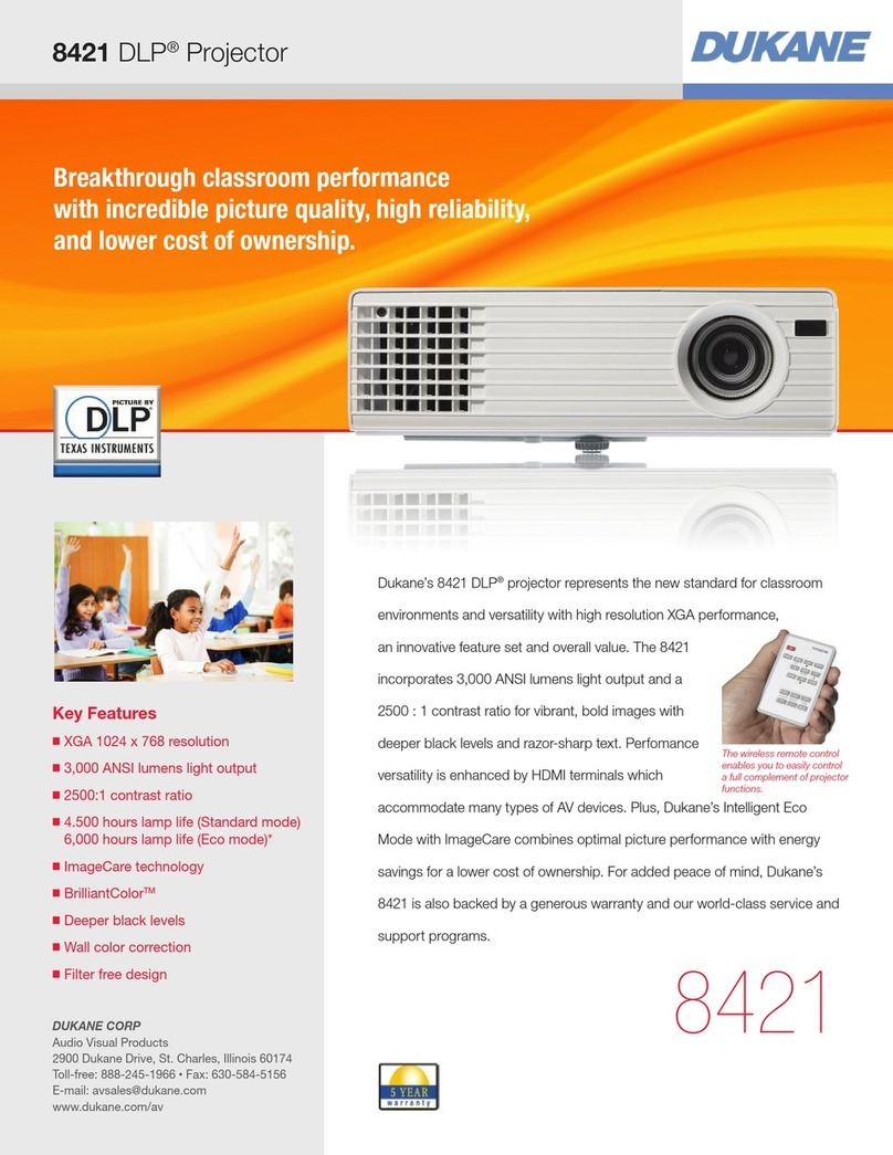 Dukane 8421 User manual Dukane 8421 User manual