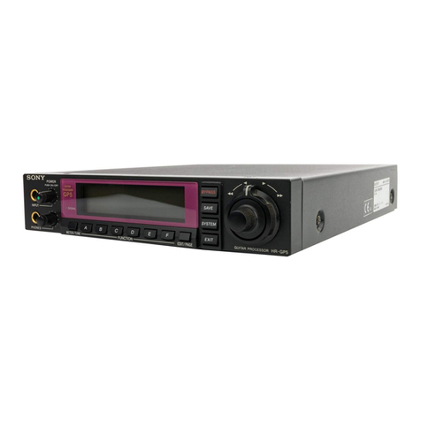 Sony HR-GP5 User manual