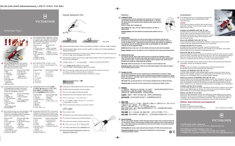 Victorinox Flash user guide