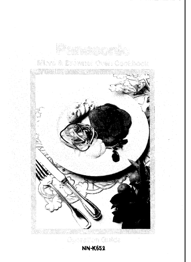 Panasonic NN-K652 operating instructions