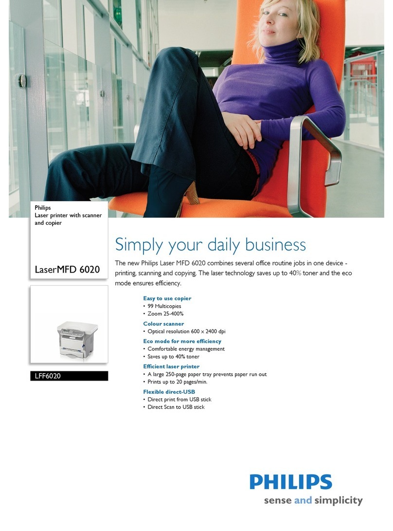 Philips LASERMFD LFF 6020 User manual Philips LASERMFD LFF 6020 User manual