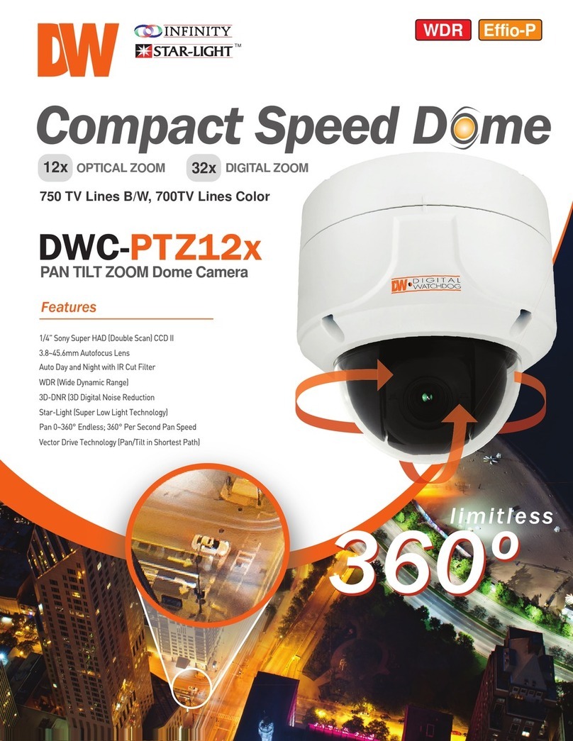 Digital Watchdog DWC-PTZ12x User manual