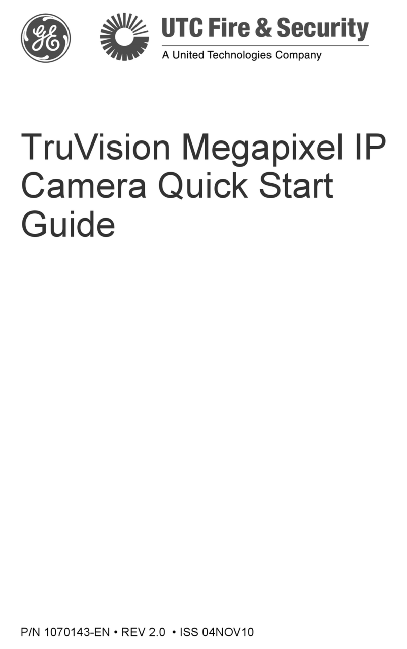 UTC Fire and Security TruVision Megapixel IP Camera User manual