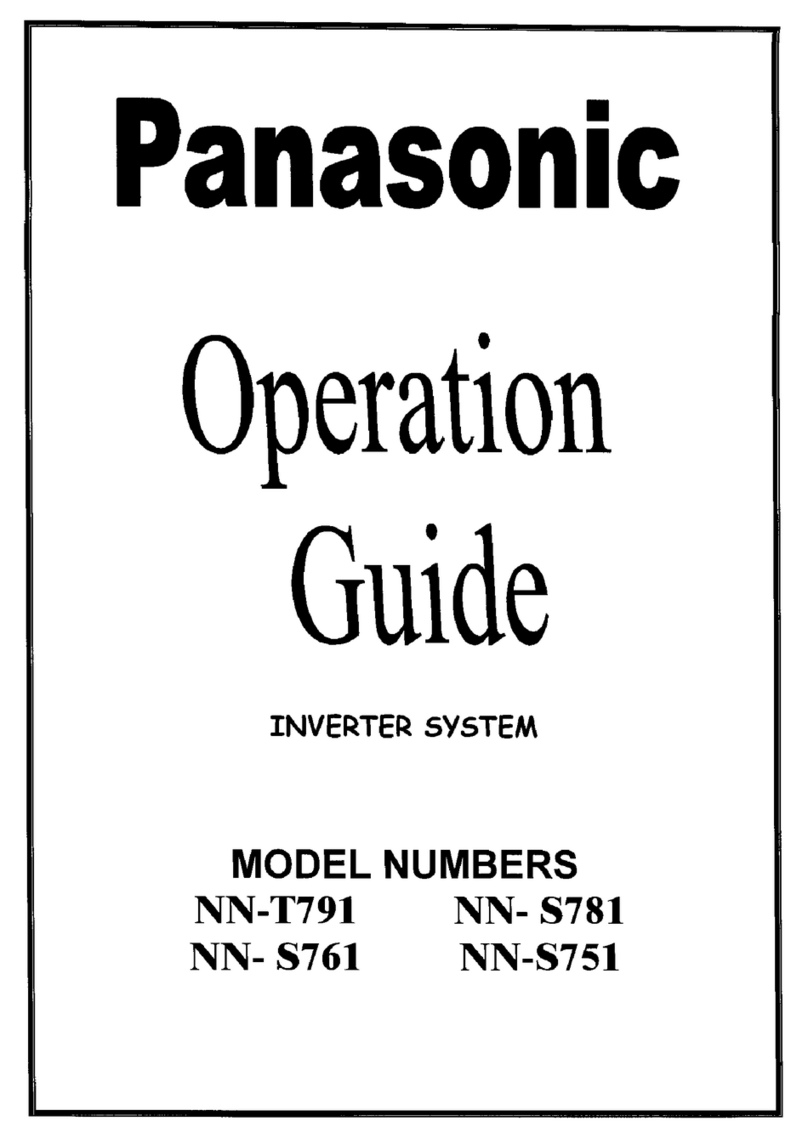 Panasonic NN-T791 Operation guide