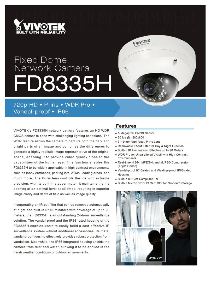 Vivotek FD8335H User manual