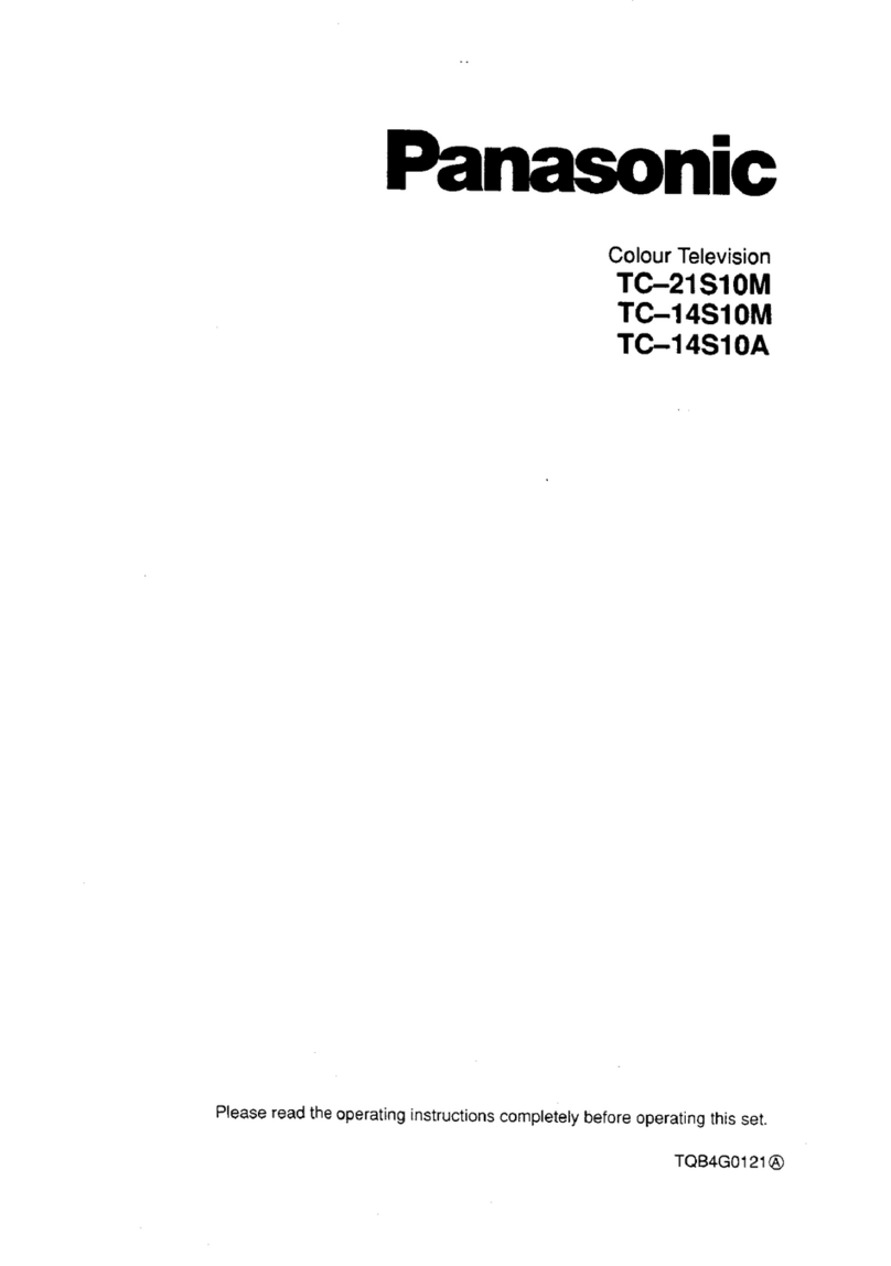 Panasonic TC-21S10M User manual Panasonic TC-21S10M User manual