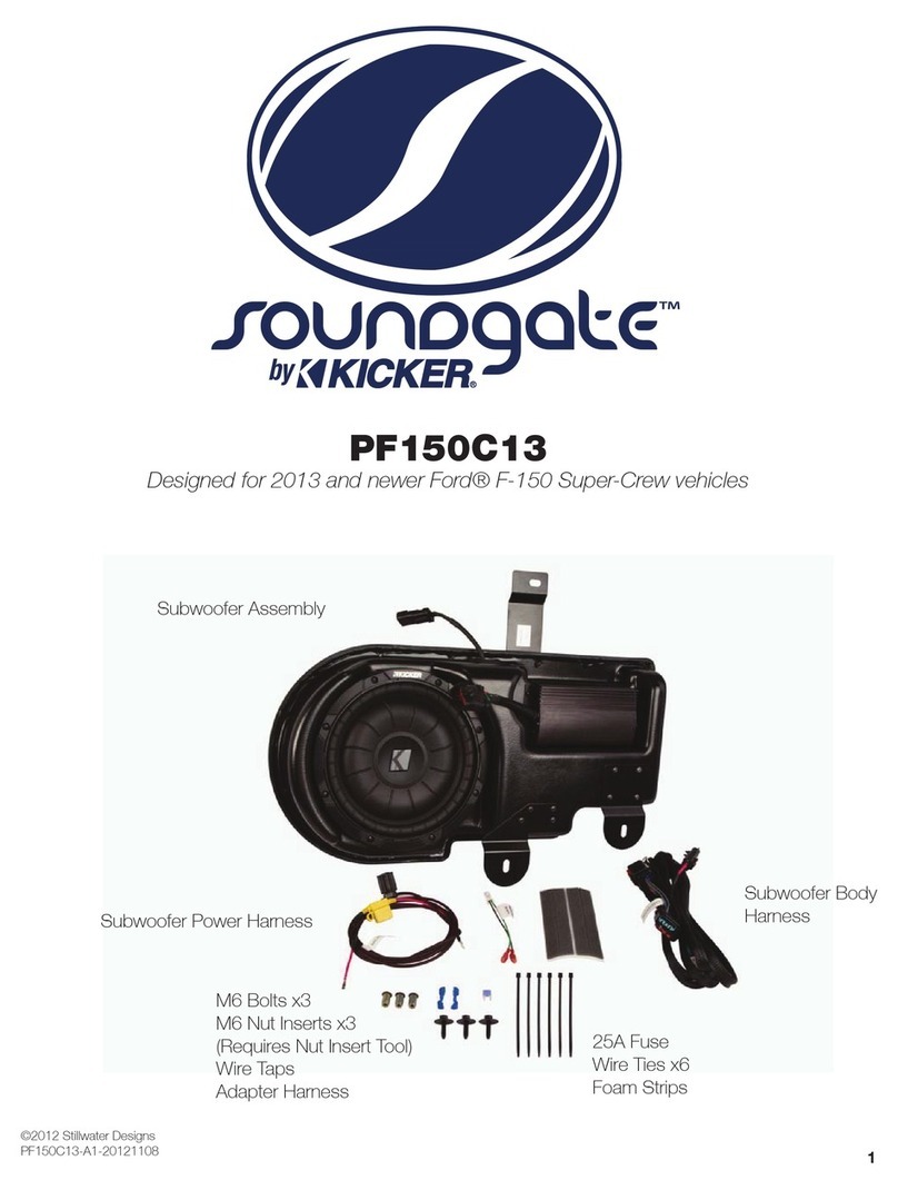 SoundGate PF150C13 installation manual