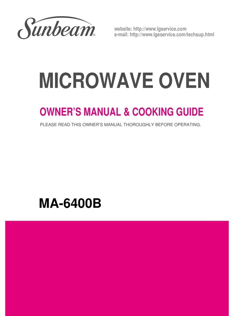 Sunbeam MA-6400B Use and care manual