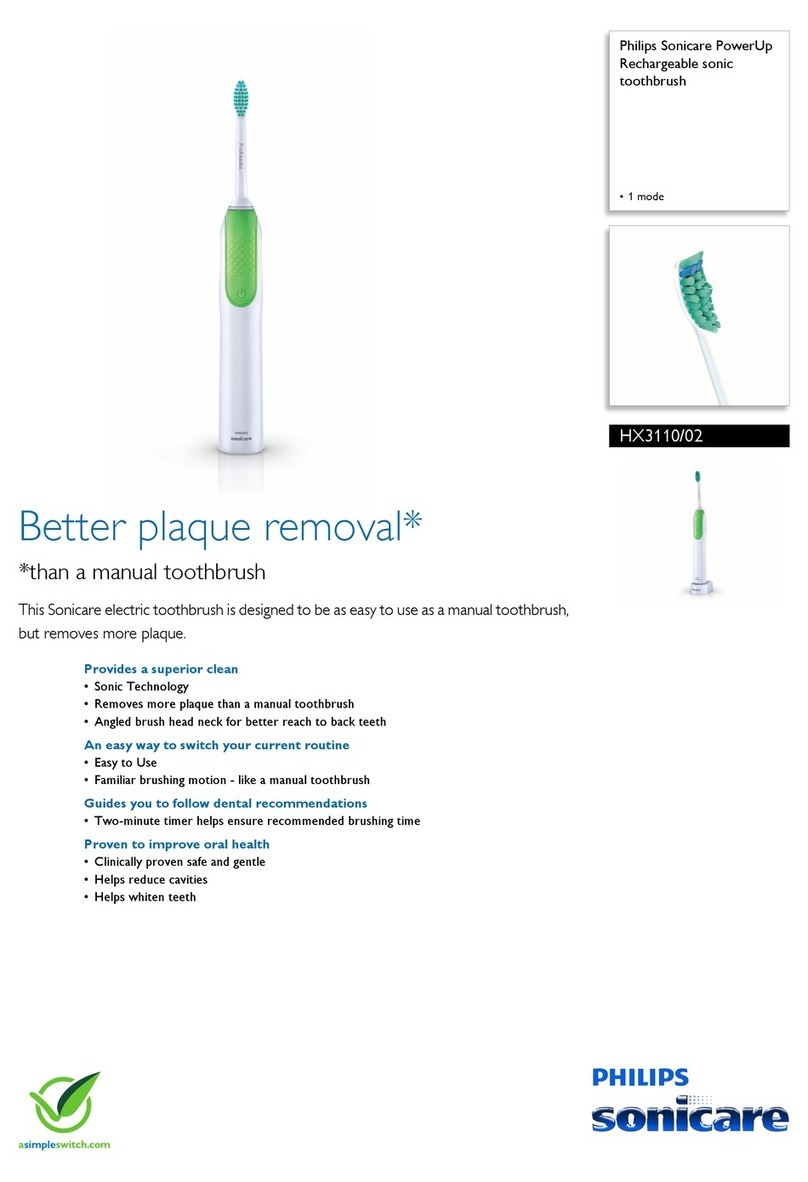 Philips Sonicare PowerUp HX3110/02 Specifications