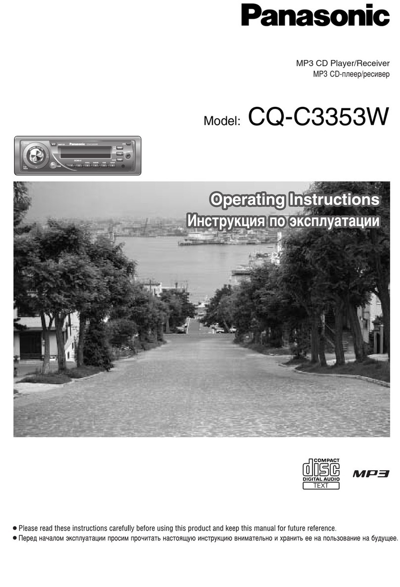 Panasonic CQ-C3353W User manual