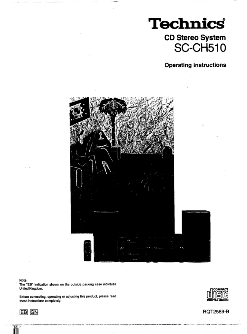 Technics SC-CH510 User manual