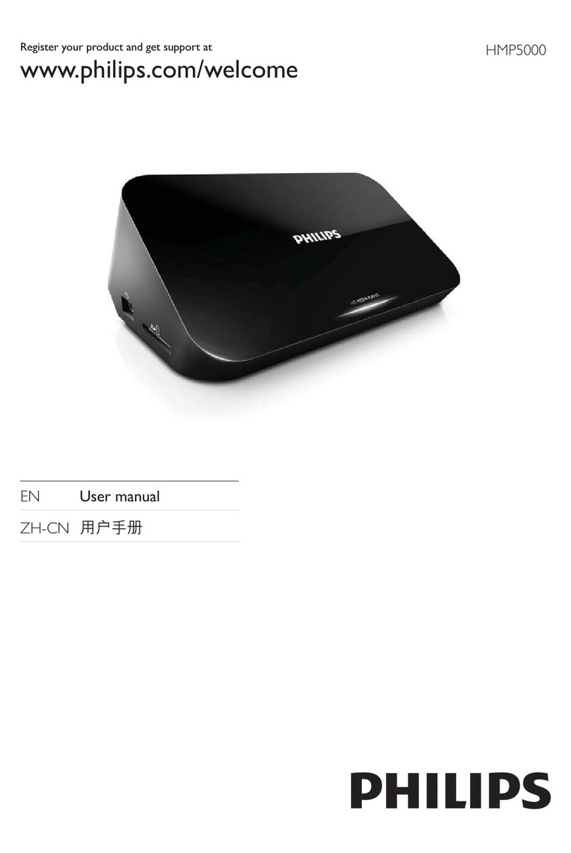 Philips HMP5000 User manual