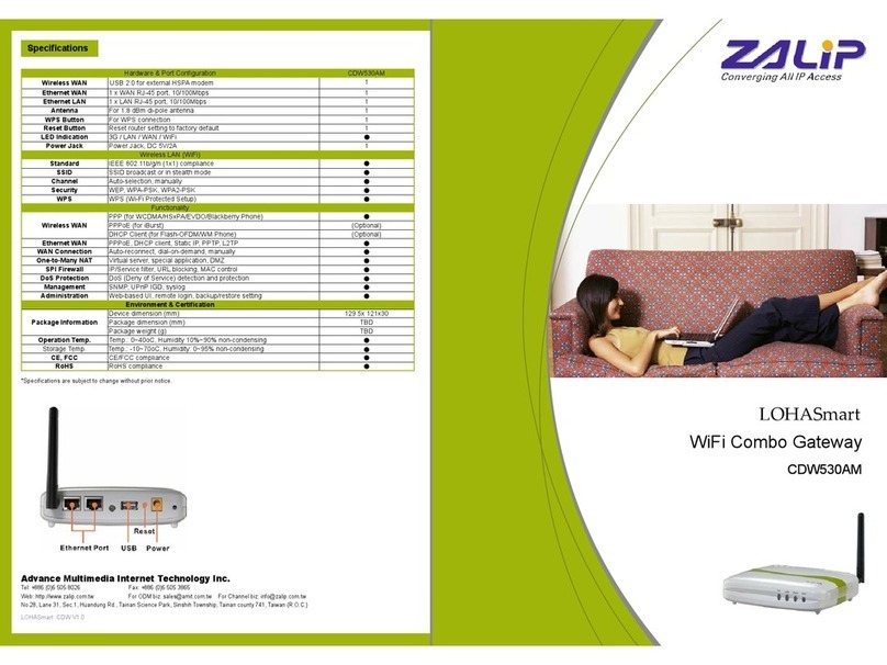 Advance Multimedia Internet Technology CDW530AM Specifications Advance Multimedia Internet Technology CDW530AM Specifications