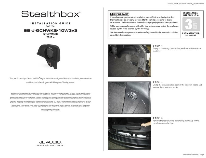 Stealthbox SB-J-GCHWK2/10W3v3 User manual