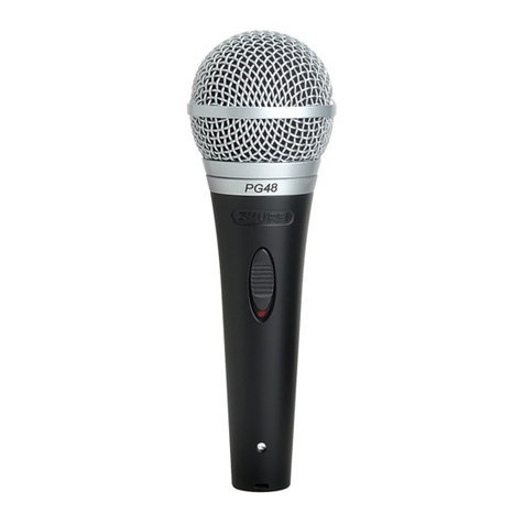 Shure PG48 User manual
