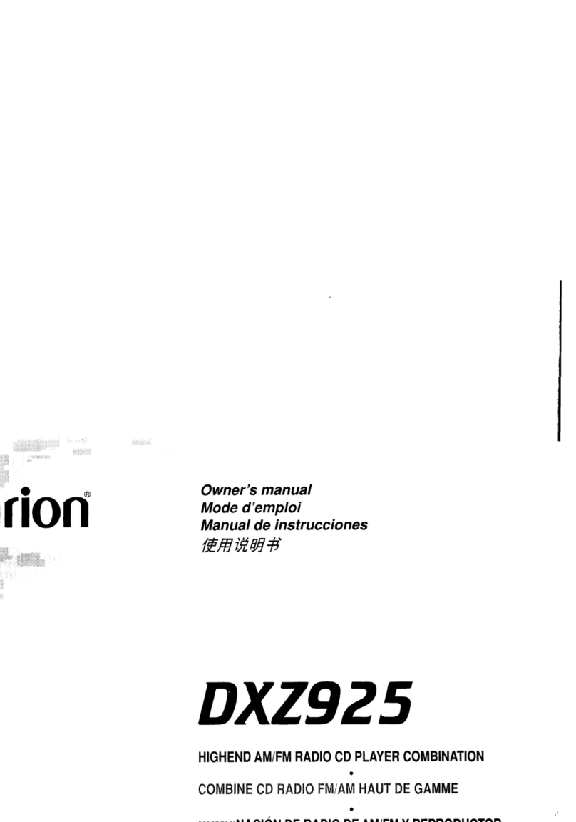 Clarion ProAudio DXZ925 User manual