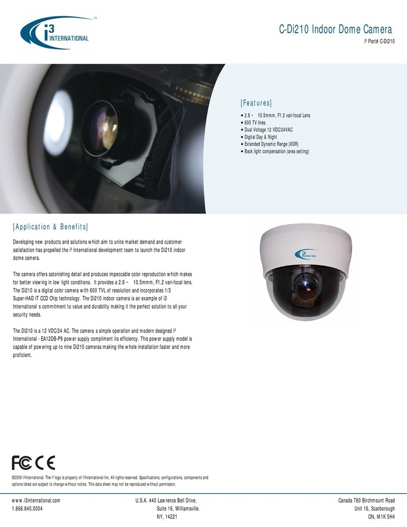 i3 International C-Di210 User manual