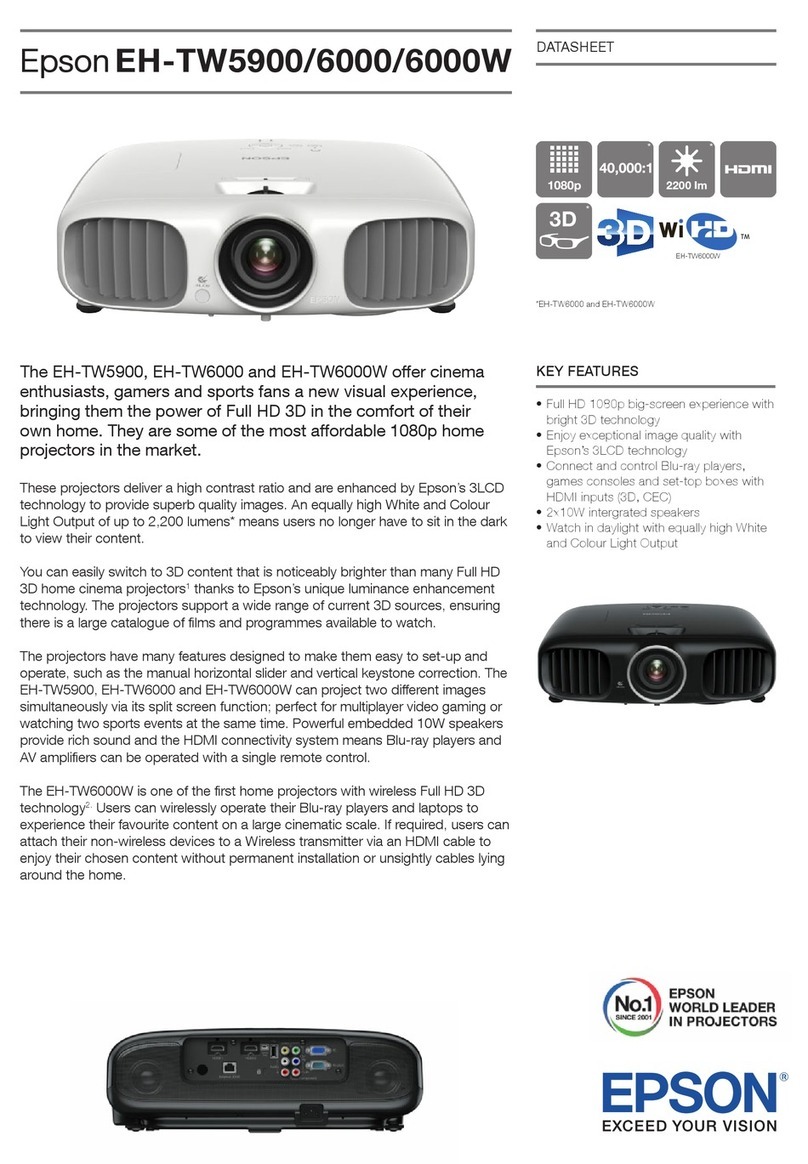Epson EH-TW5900 User manual