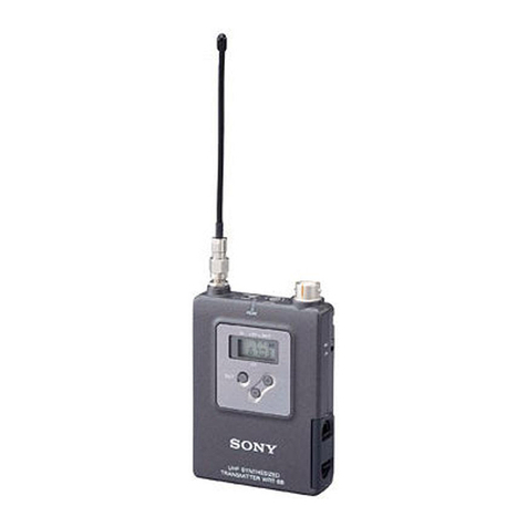Sony WRT-8B User manual