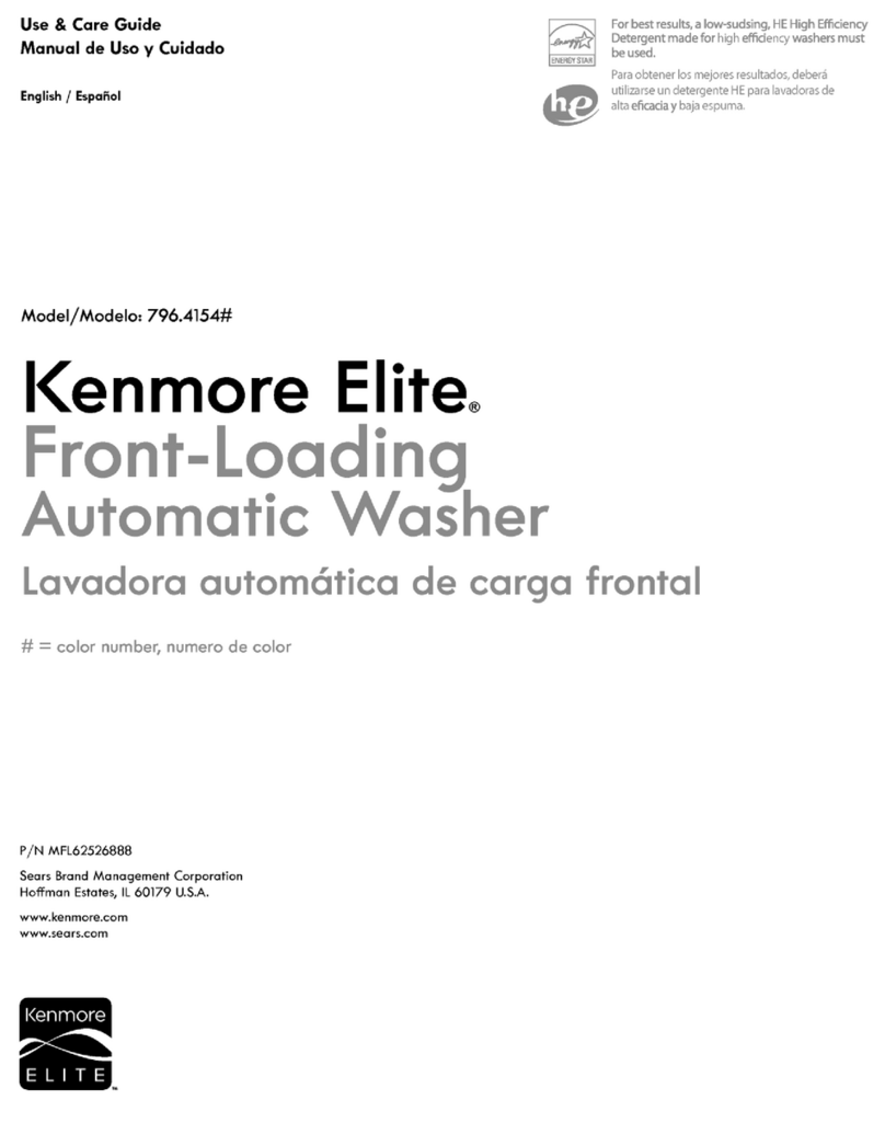 Kenmore 796.4154 Series User manual Kenmore 796.4154 Series User manual
