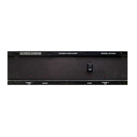 Altec Lansing 9442A User manual