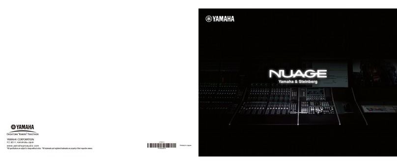 Yamaha NUAGE User manual