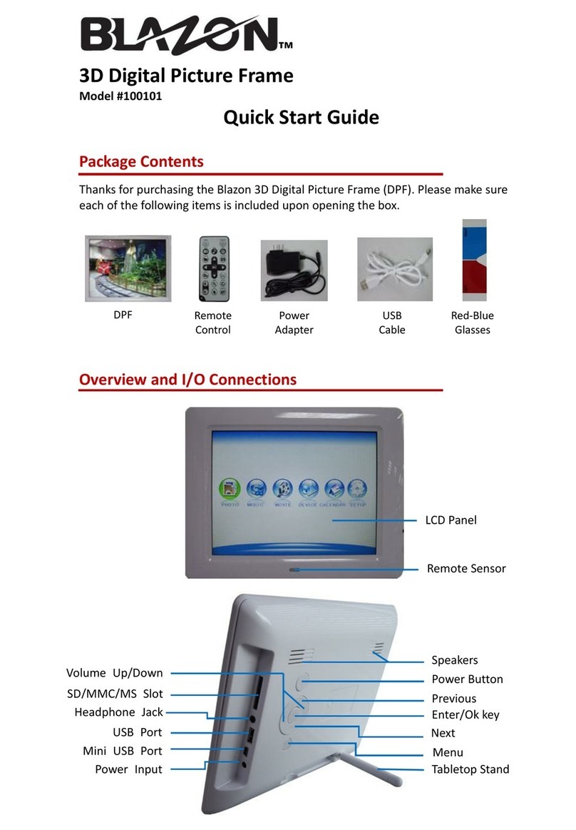 Blazon 100101 User manual