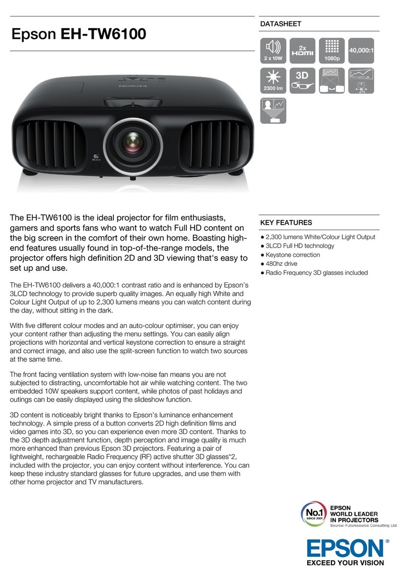 Epson EH-TW6100 User manual