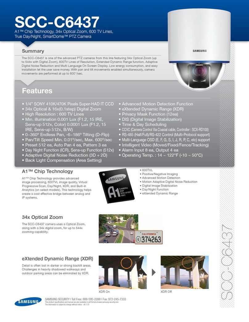 Samsung SCC-C6437 User manual