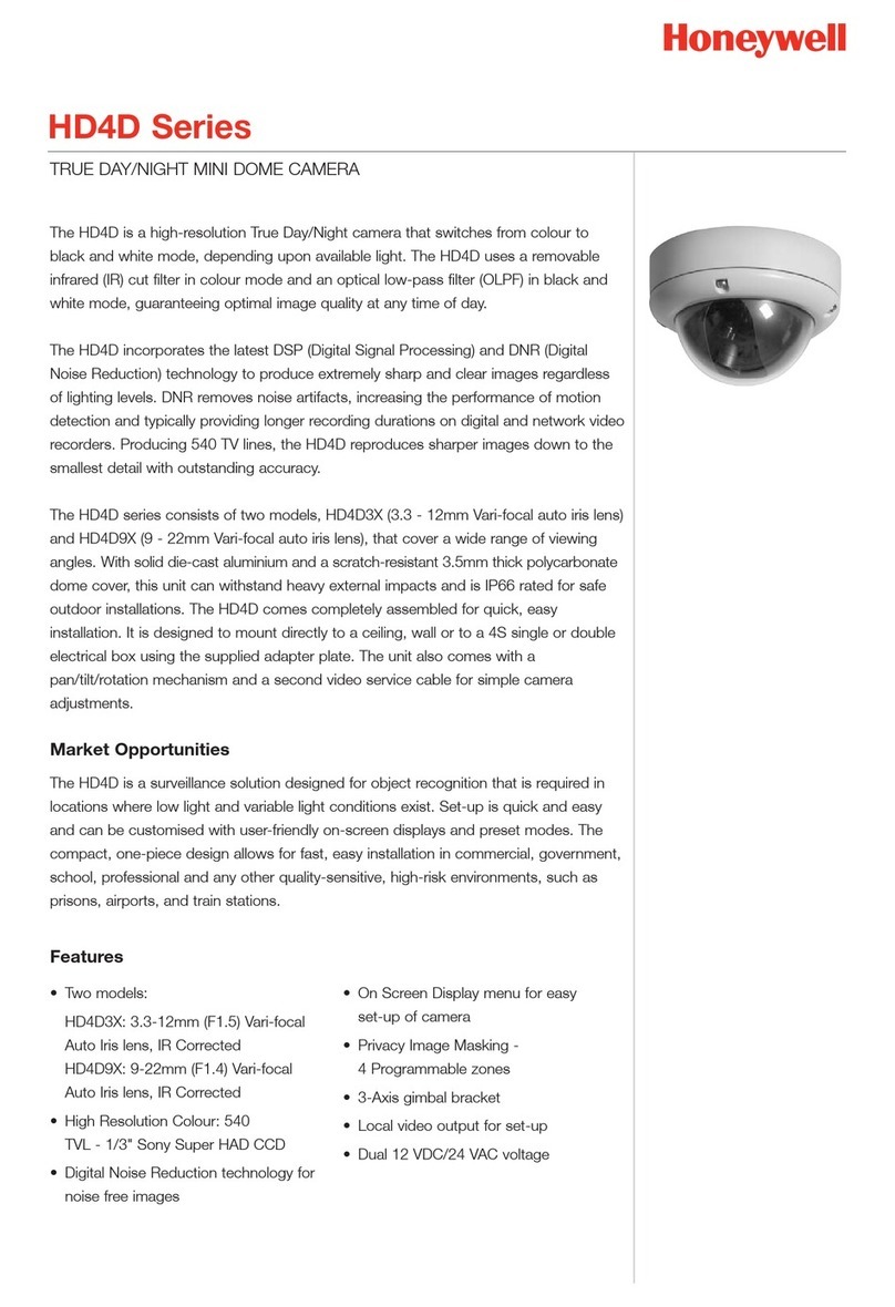 Honeywell HD4D Series Specifications