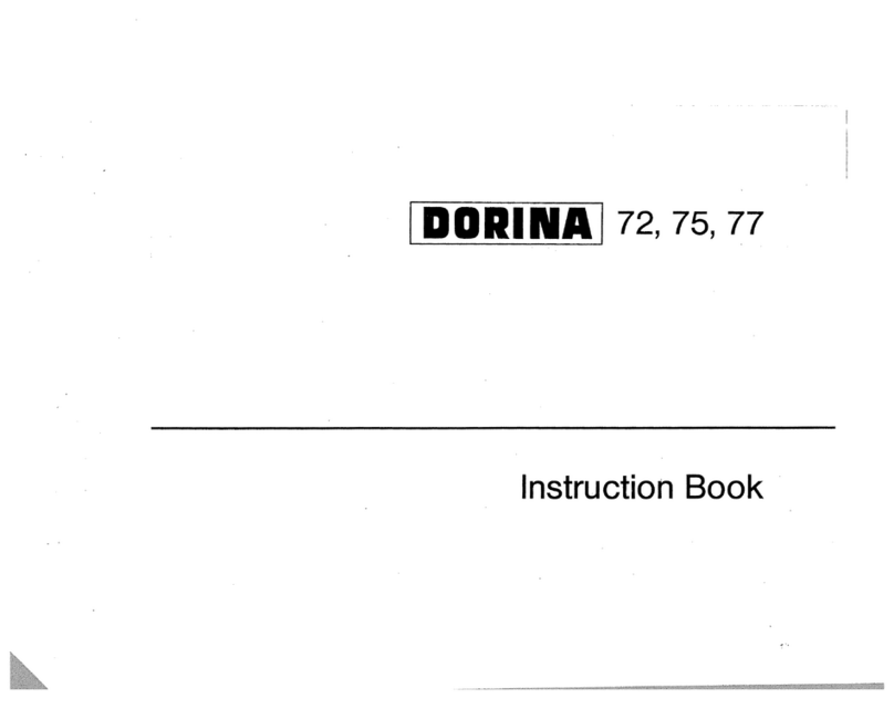 Pfaff dorina 72 User manual