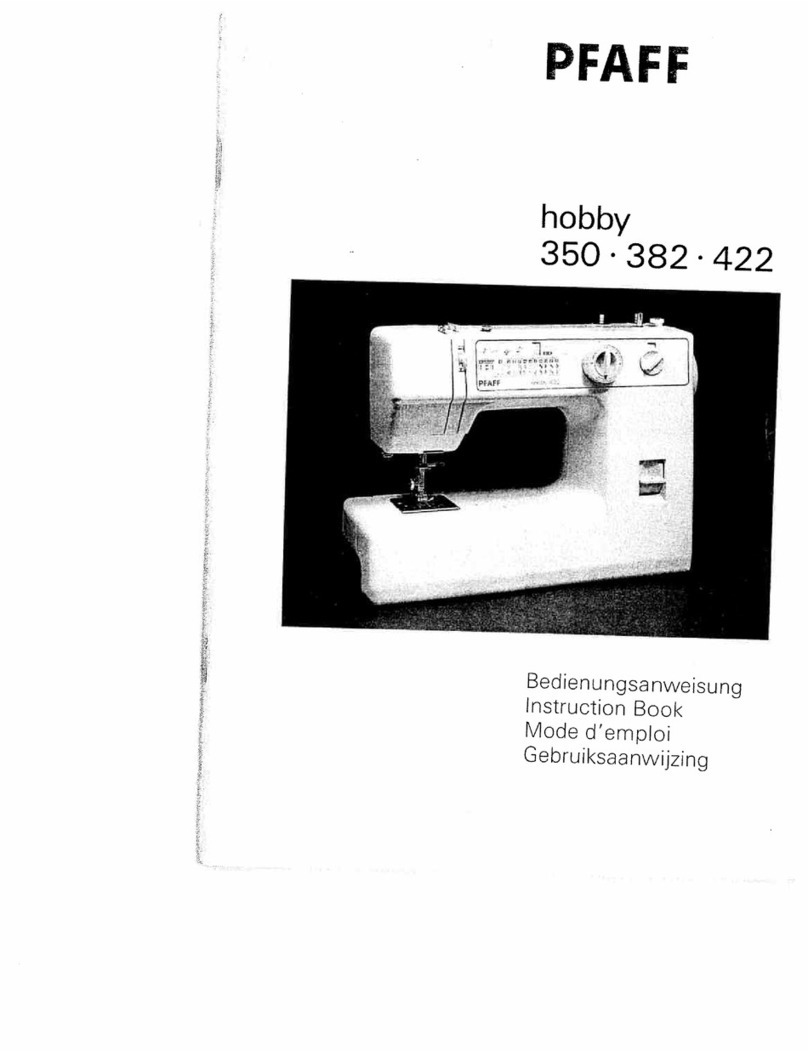Pfaff hobby 350 User manual