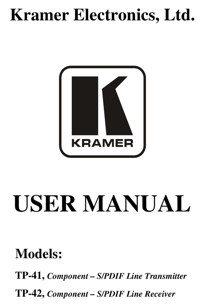 Kramer TOOLS TP-41 User manual