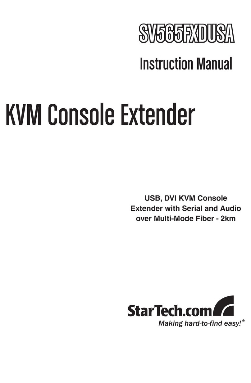 StarTech.com SV565FXDUSA User manual StarTech.com SV565FXDUSA User manual