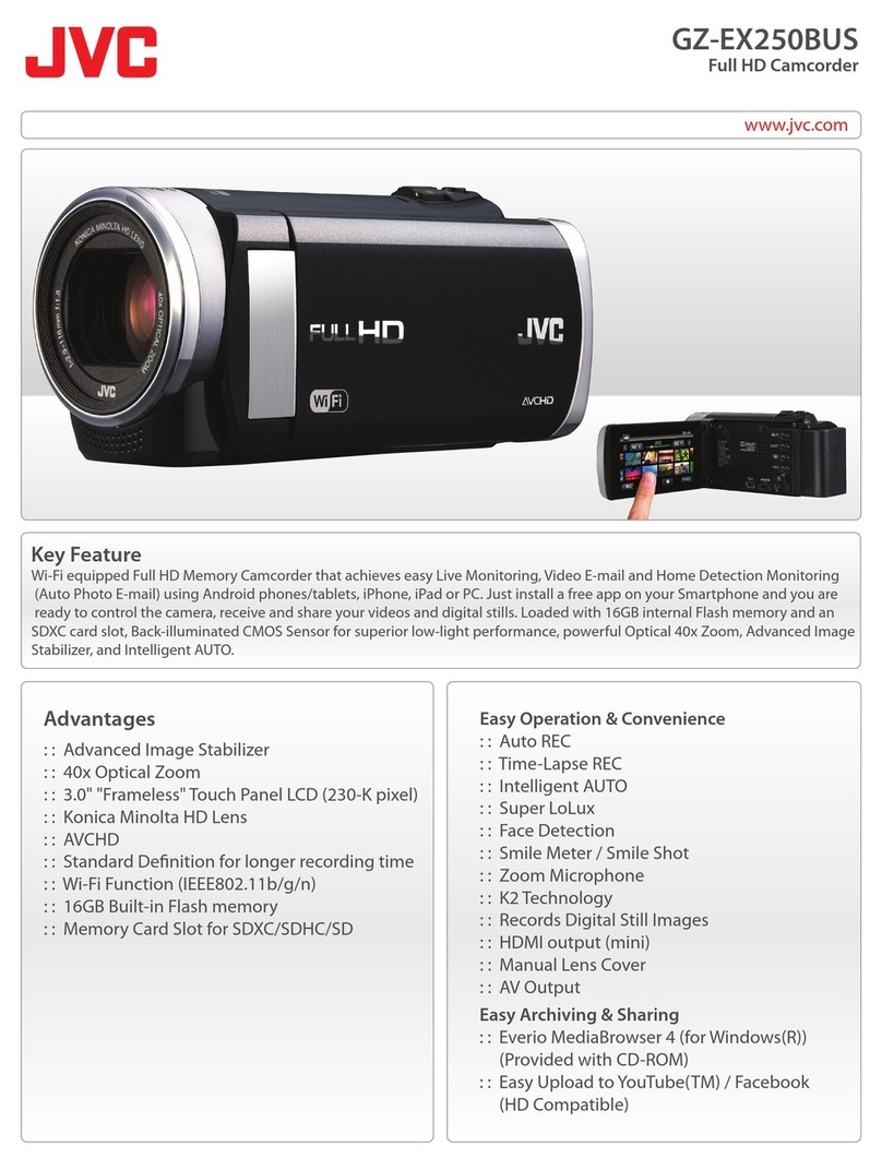 JVC GZ-EX250BUS Specifications