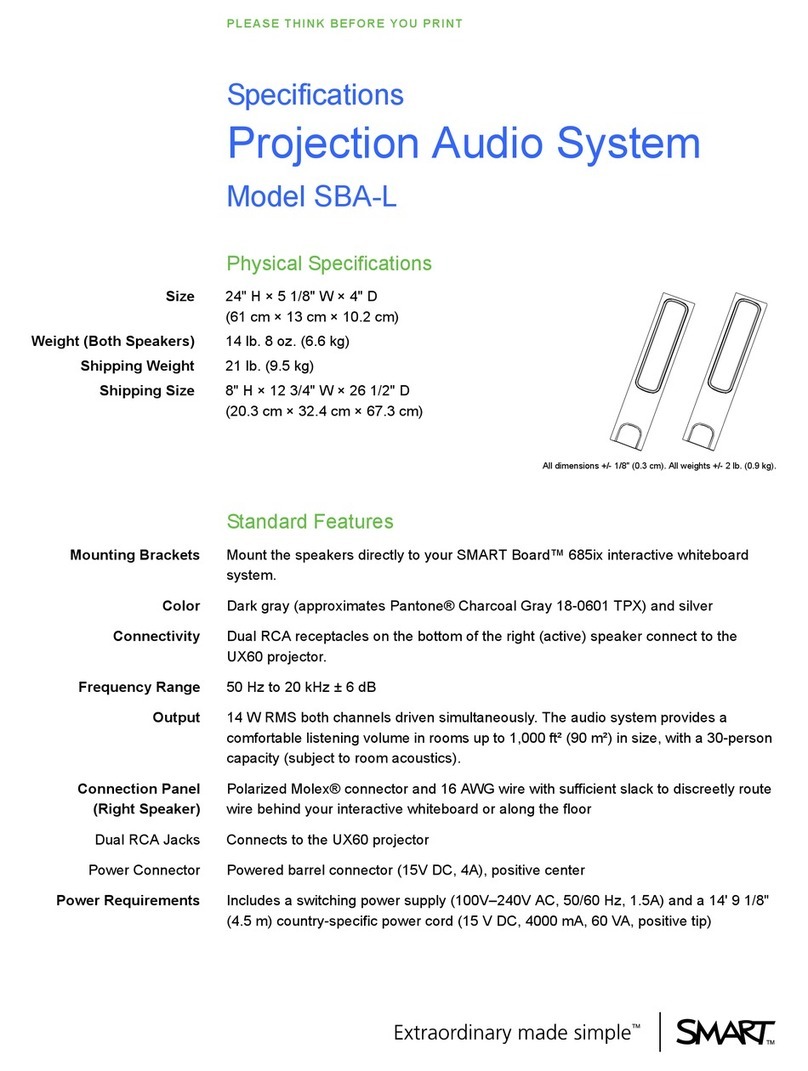 SMART SBA-L Specifications