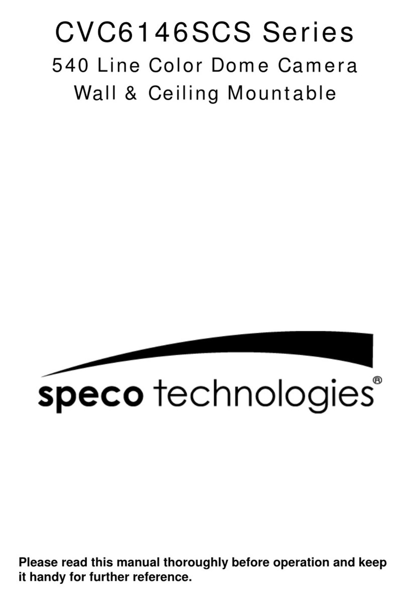 Speco CVC6146SCS Series User manual