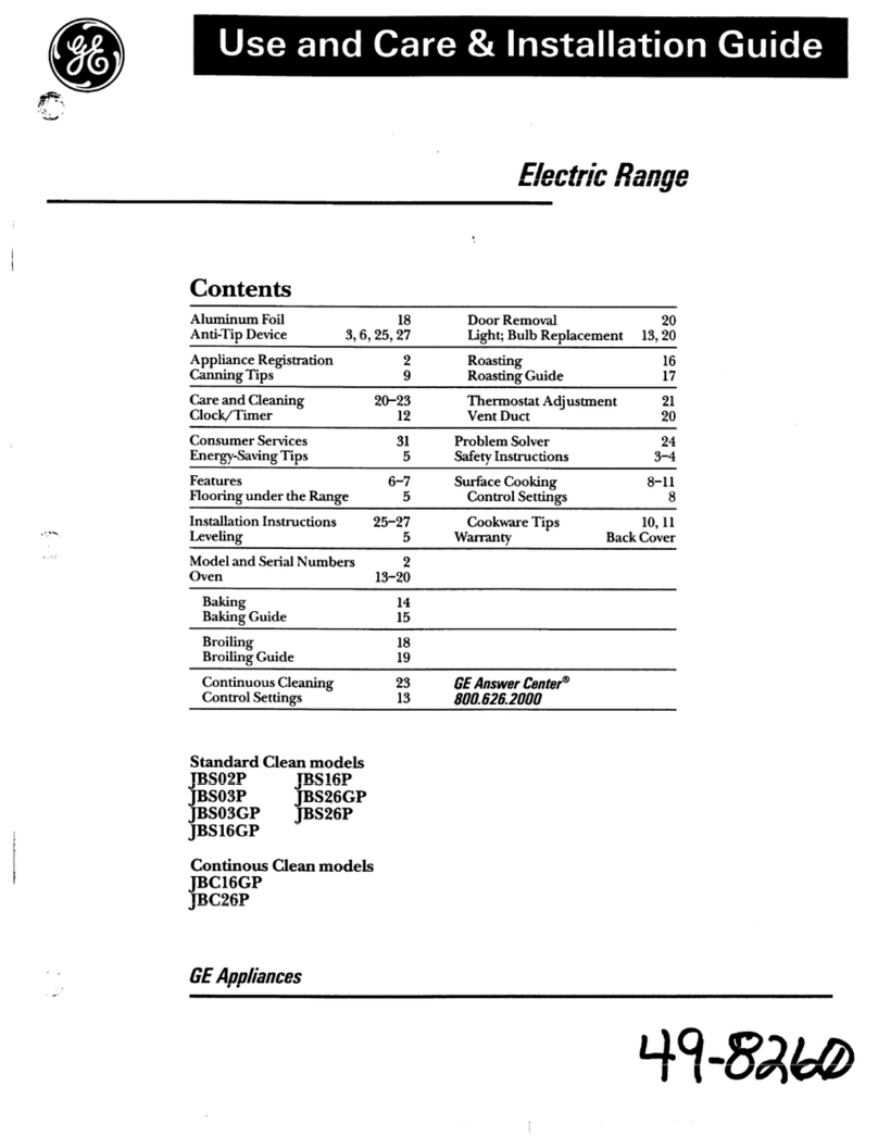 GE JBS02P Training manual
