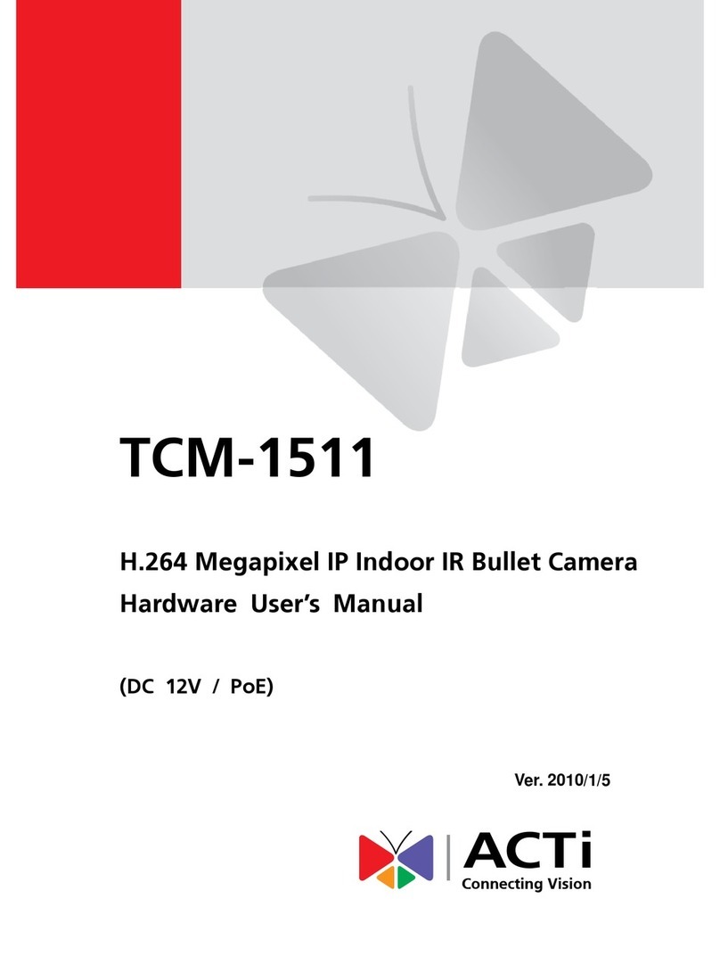 ACTi TCM-1511 Instructions for use ACTi TCM-1511 Instructions for use
