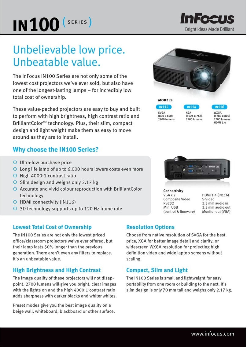 InFocus IN112 User manual