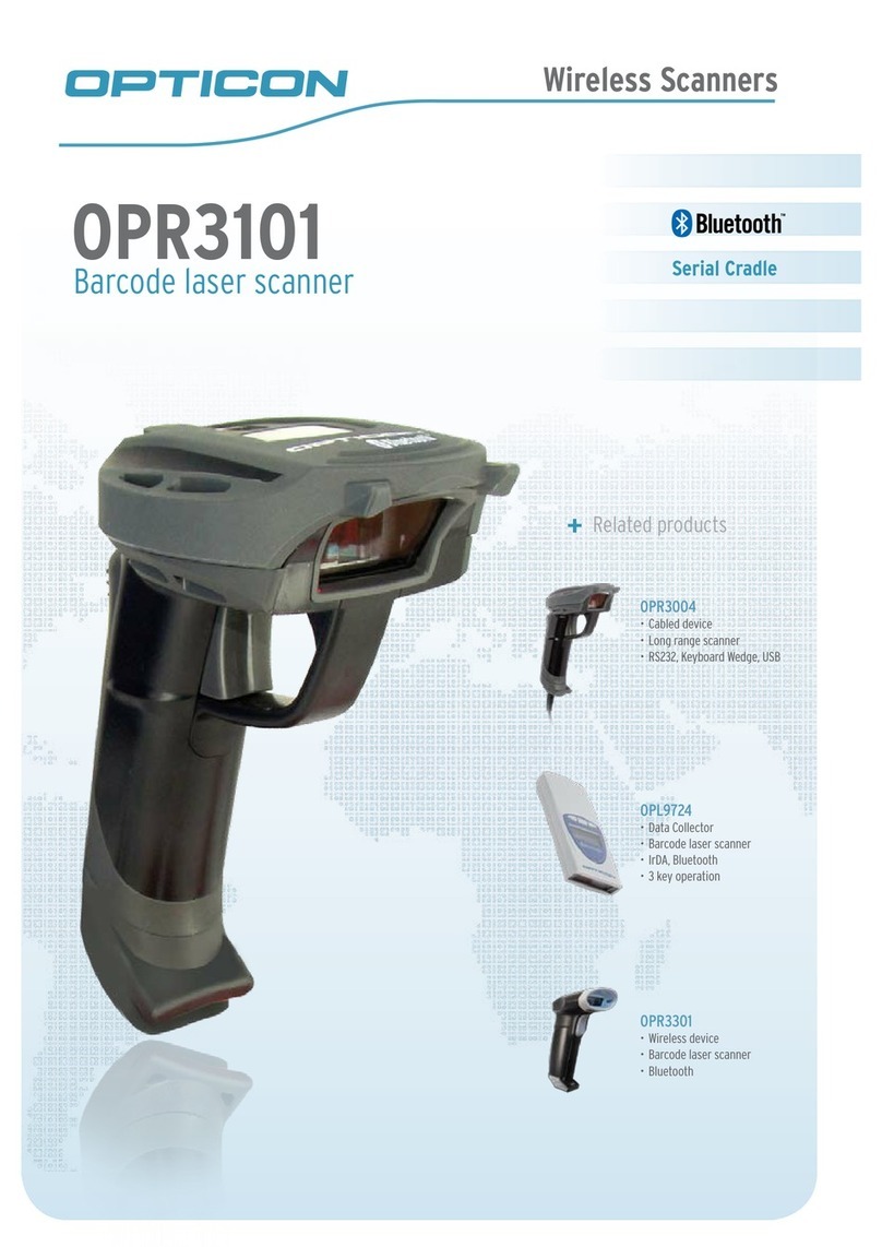 Opticon OPR 3101 User manual