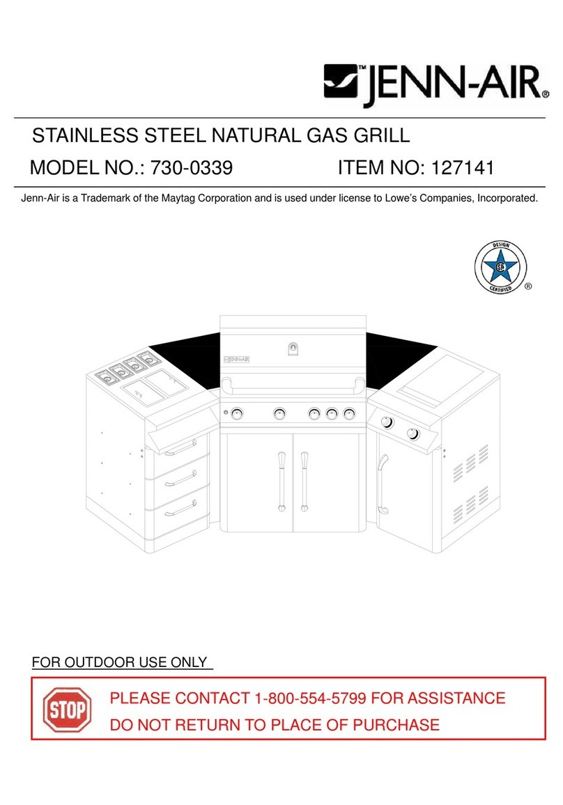 Jenn-Air 730-0339 User manual