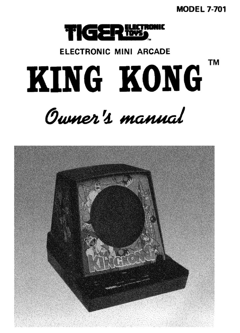 Tiger Electronic Toys King Kong 7-701 owner's manual