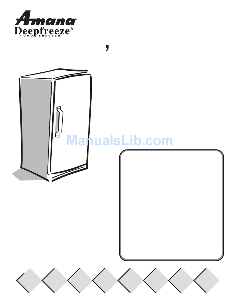 Amana Upright Freezers owner's manual