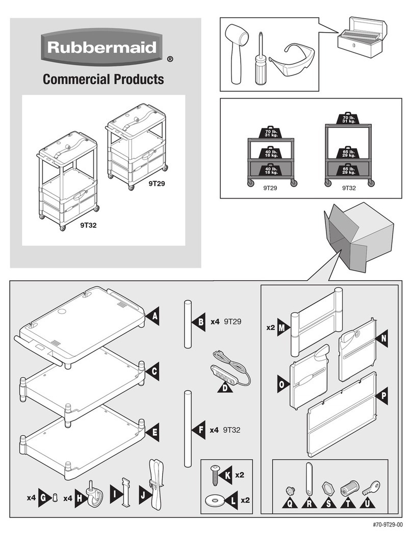 Rubbermaid 9T32 User manual