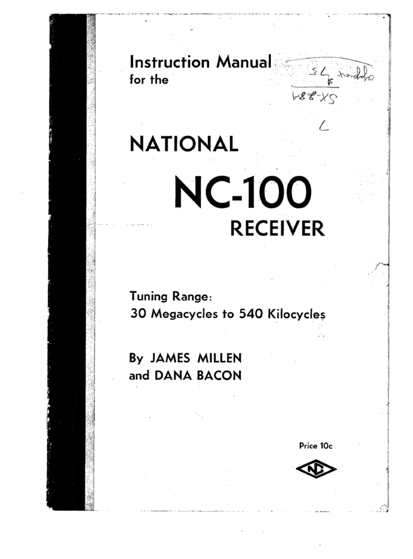 National NC-100 User manual