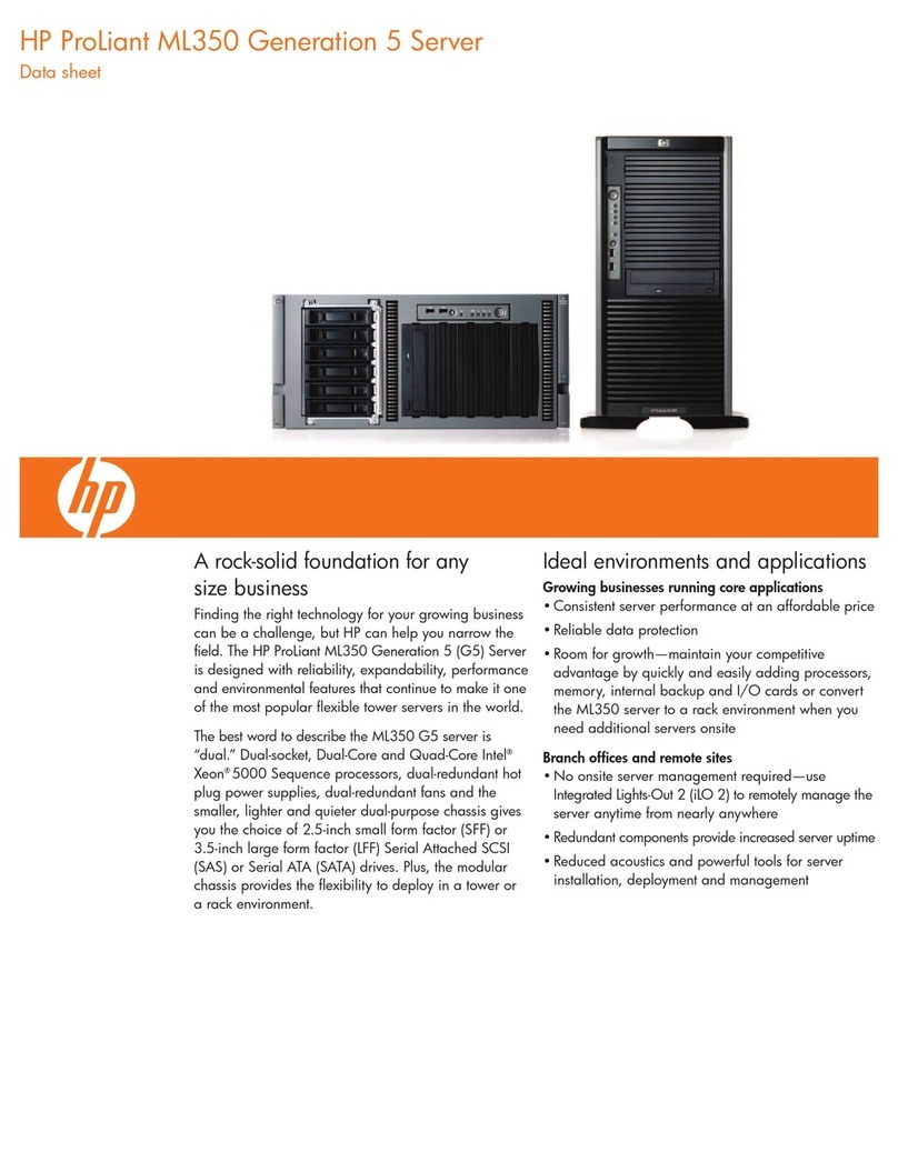 HP ML350 - ProLiant - G2 User manual HP ML350 - ProLiant - G2 User manual