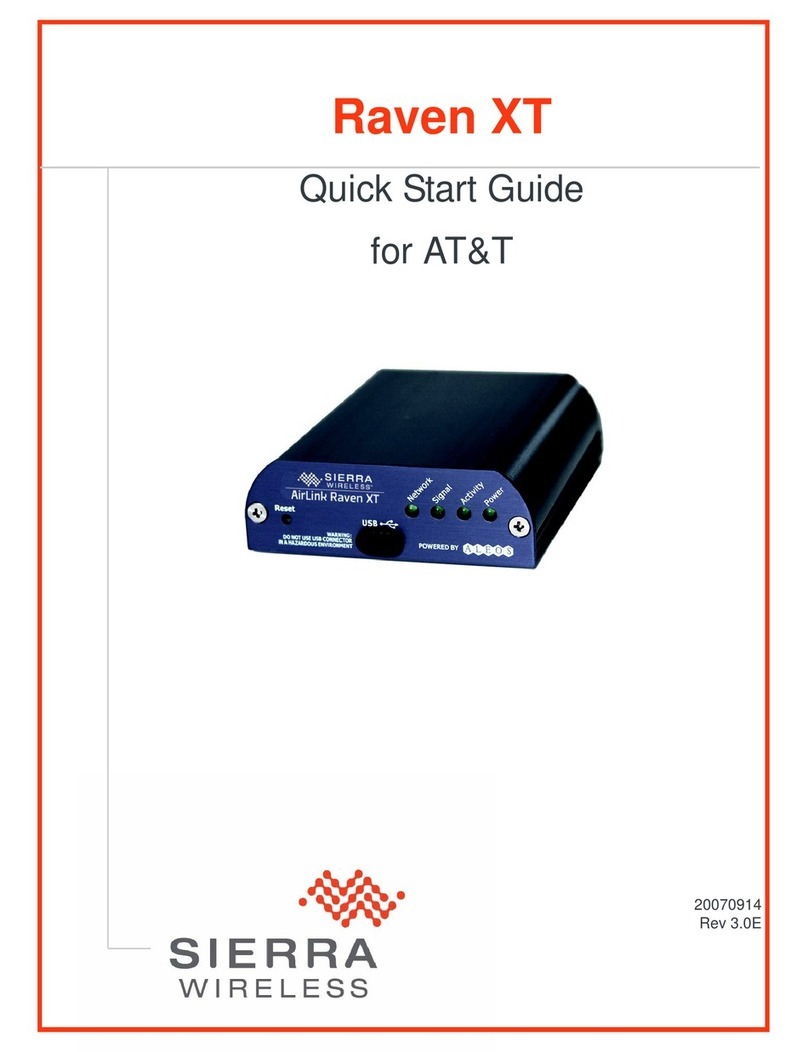Sierra Wireless Raven XT quick start guide