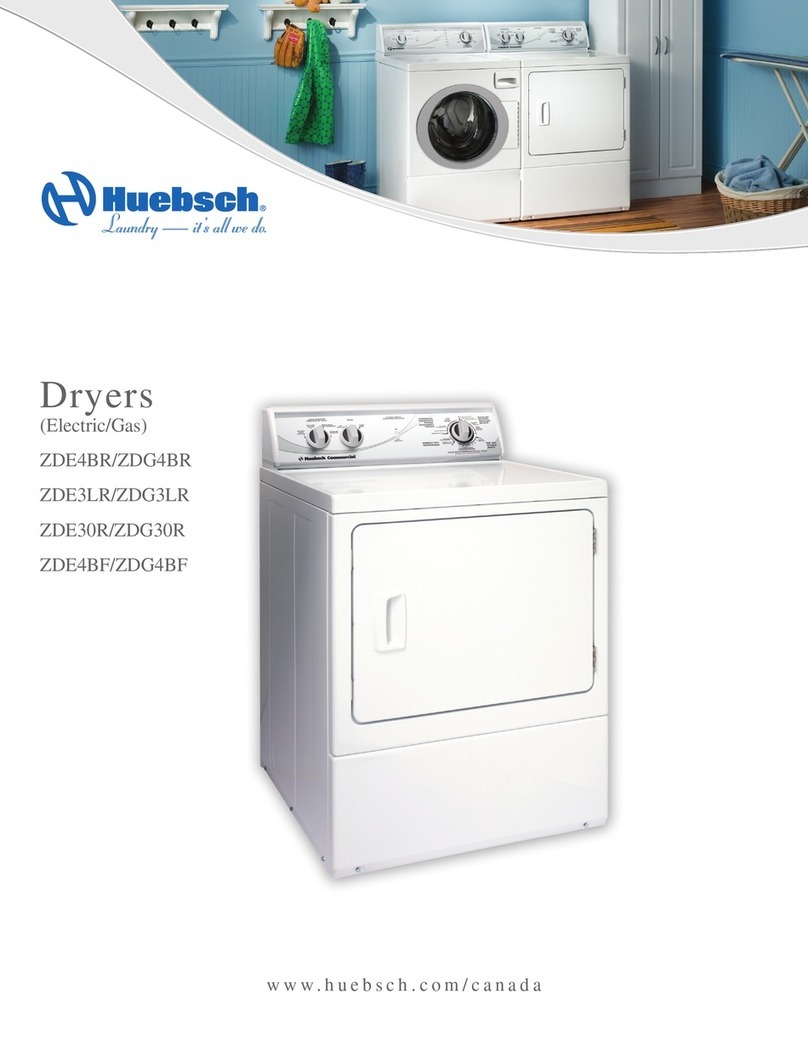 Huebsch ZDE4BR Specifications